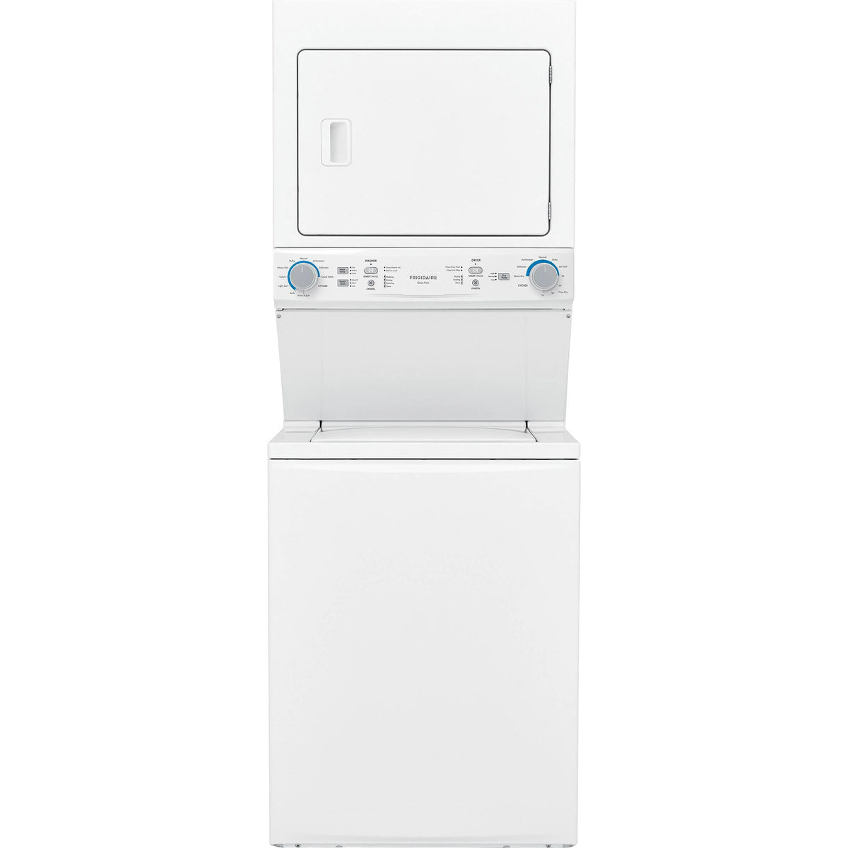 White Electric 4.5 Cu. Ft. Washer and 5.5 Cu. Ft. Dryer Laundry Centre P1937