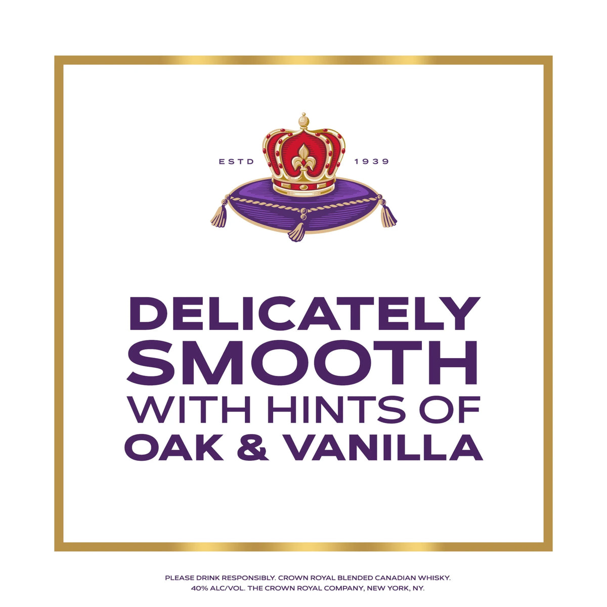 Blended Canadian Whisky, 750 mL, 40% ABV Y190