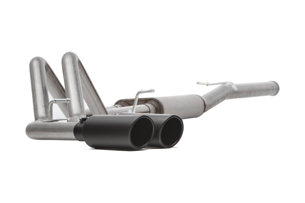 Black Cat-Back Dual Sport Exhaust System Q97926