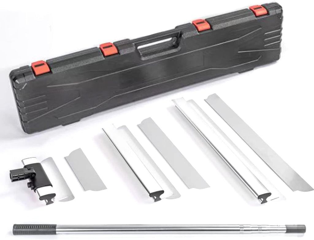 Skimming Blade Set with Extension Handle 12, 22 & 32 Blades 301 Stainless Steel J75156
