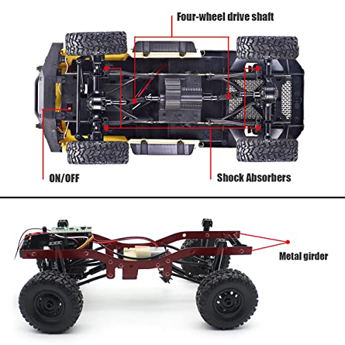 1/16 Scale 4WD Offroad Rock Crawler RC Truck U9943