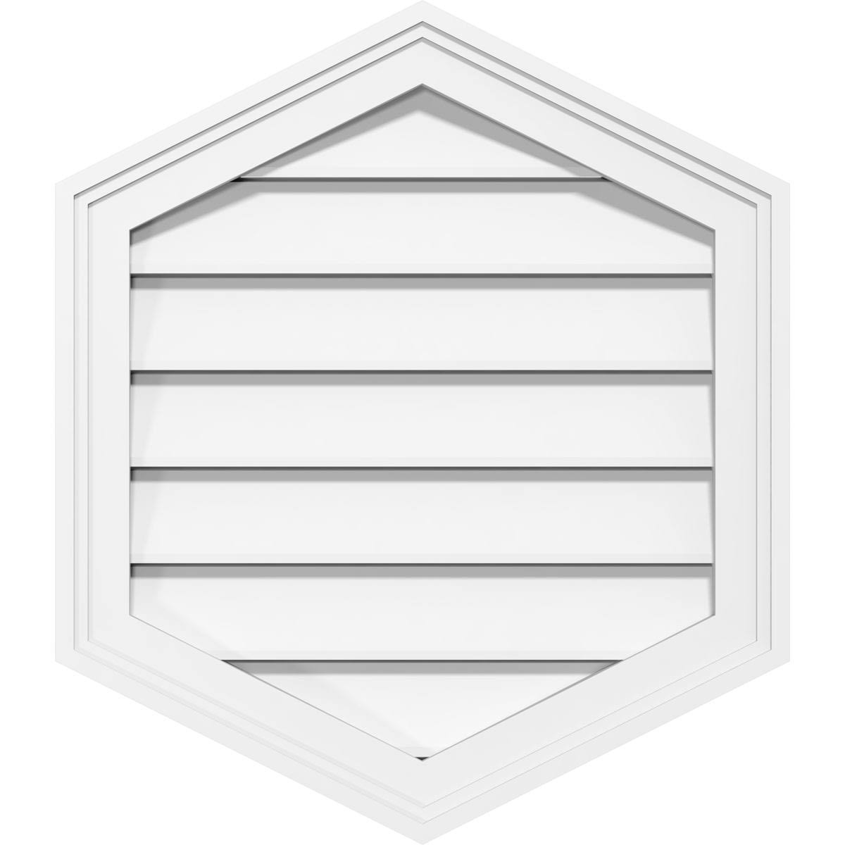 32x22W x 36x22H PVC Gable Vent L653