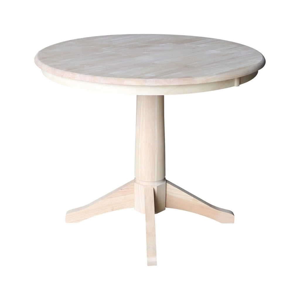 36" Round Pedestal Dining Table D533