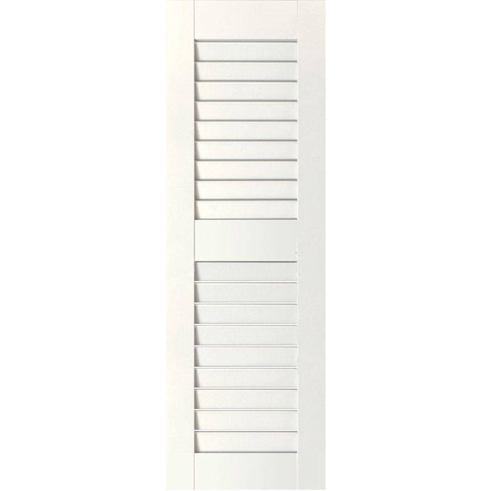 Primed Pine Louvered Shutters, Per Pair P937514