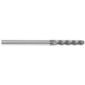 1/2x22 x 2x22 x 4x22 Ball End Mills, Solid Carbide, 4 Flute N755894