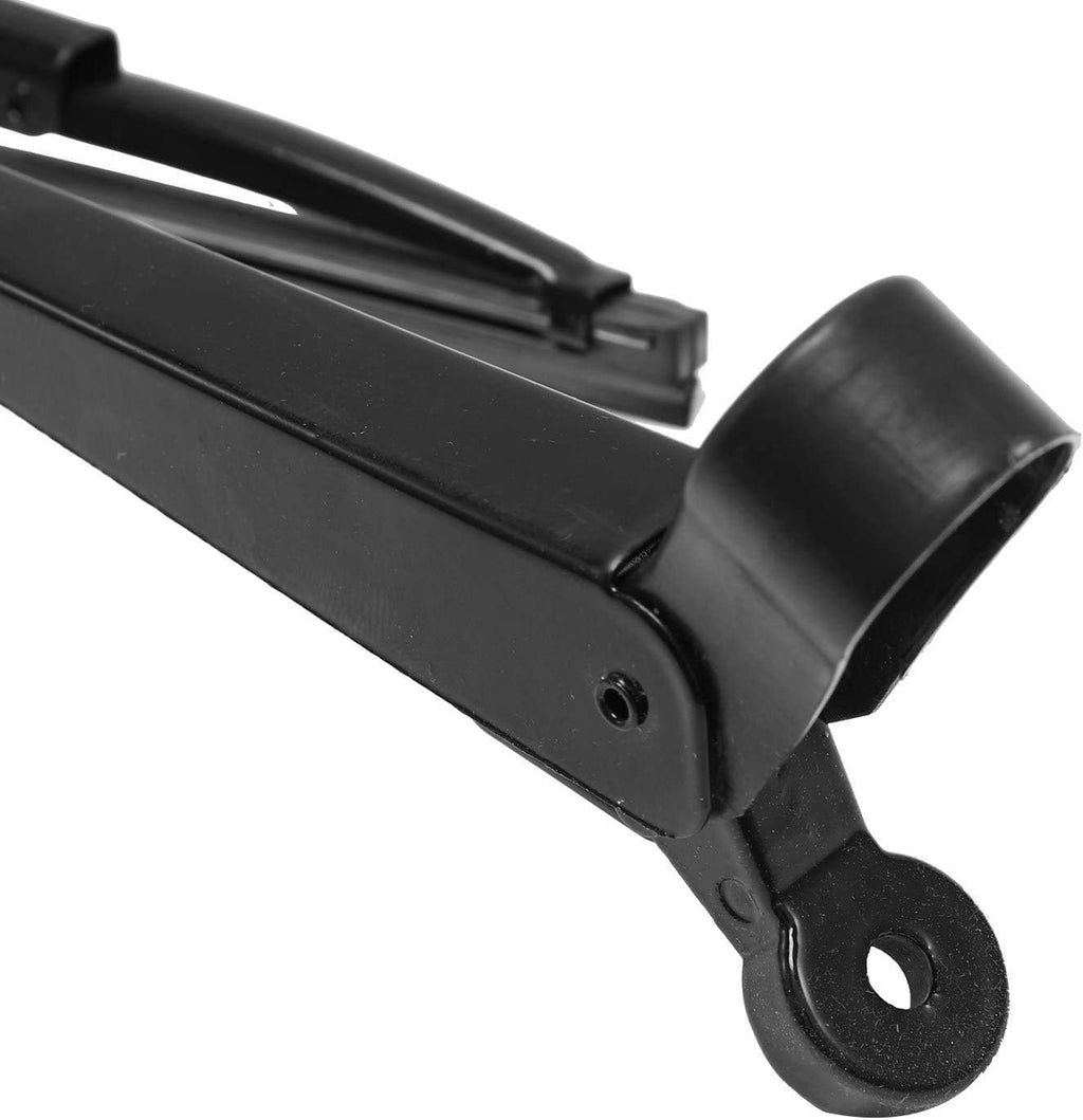 12V Universal Electric Windshield Wiper Motor Kit for UTV ATV Windshields, 110° Sweep, 17.7" Arm, 15.7" Blade Pack of 2 X89051