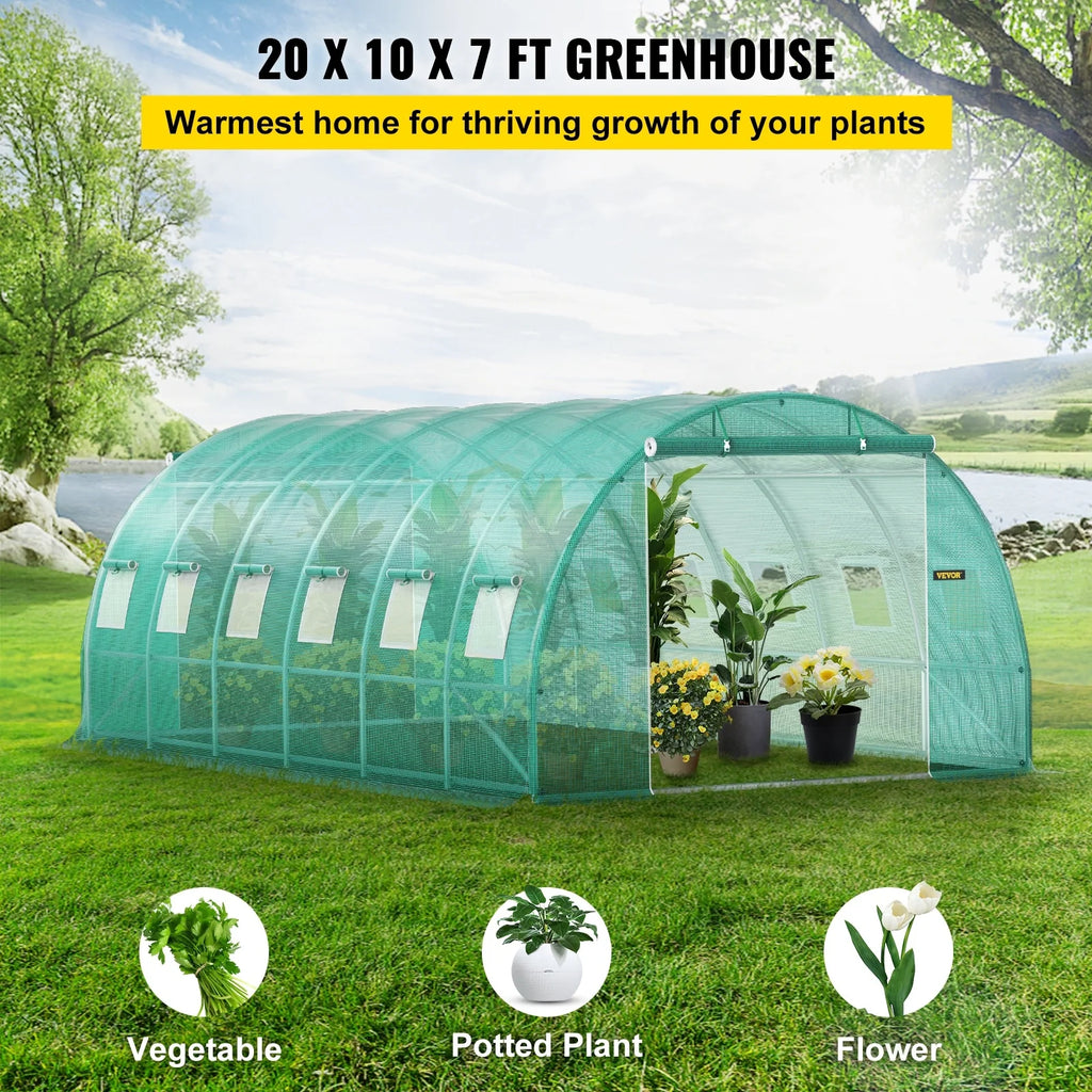 Walk-in Greenhouse Galvanized Frame G993