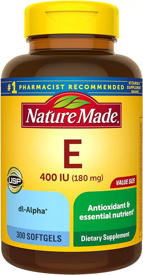 Vitamin E 180 mg 300 Softgels Dietary Supplement K948724