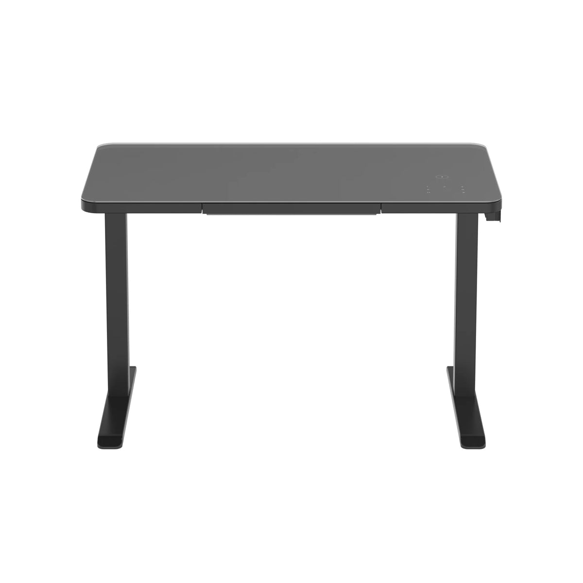 Black Glass Standing Desk S48420