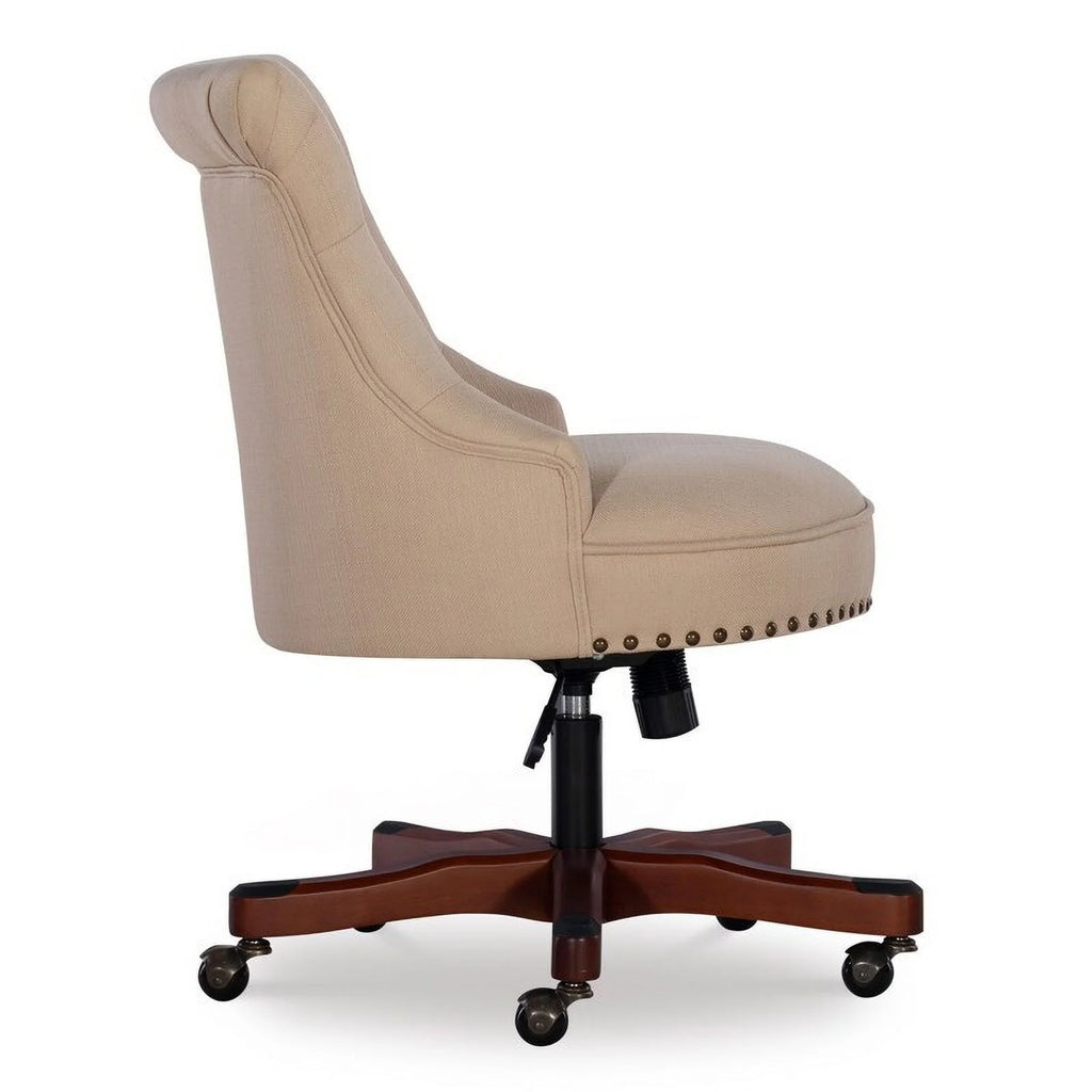 Beige Adjustable Swivel High Back Task Chair G171452