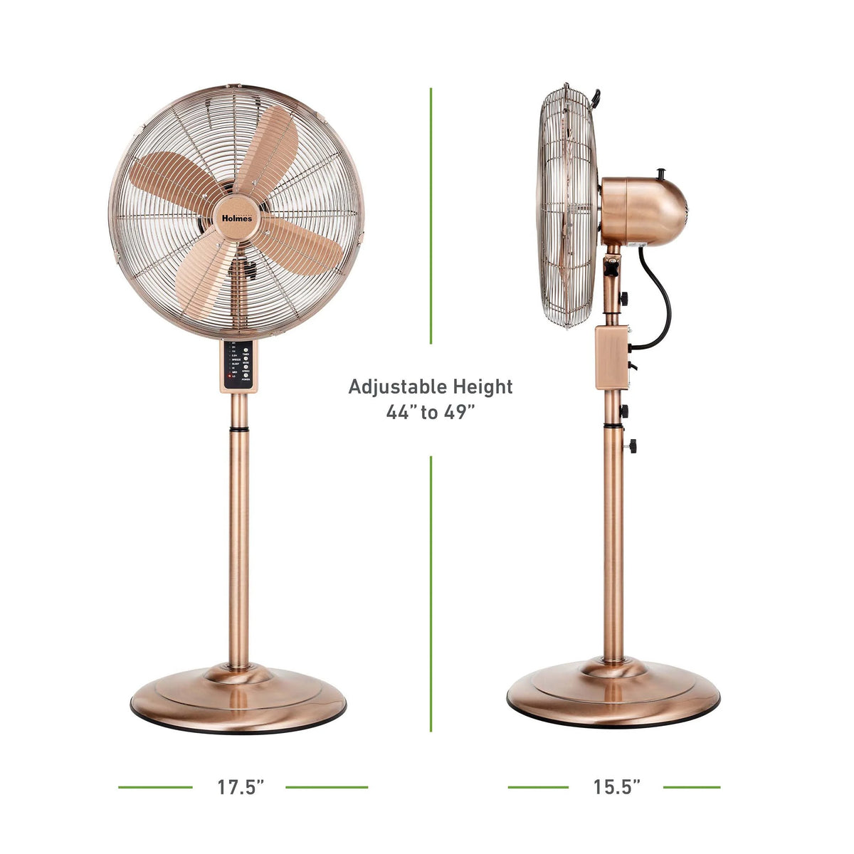 16" Digital Oscillating Metal Stand Fan P87583