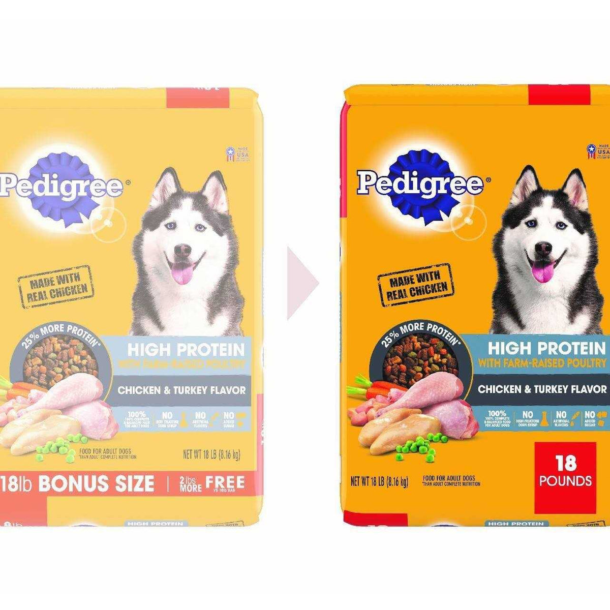 High Protein Chicken and Turkey Dry Dog Food F60255