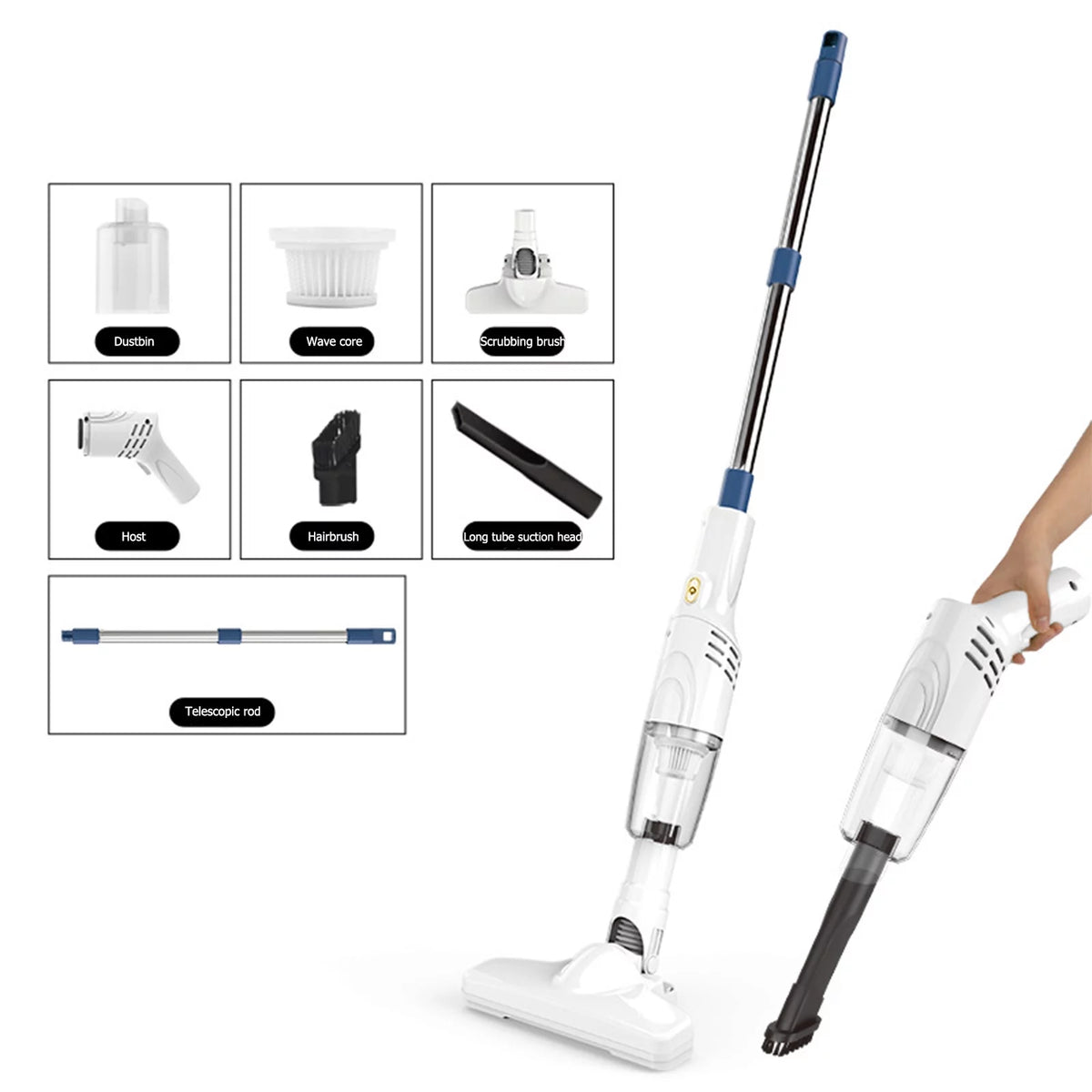 Cordless Stick Vacuum with 30 Mins Runtime K6007