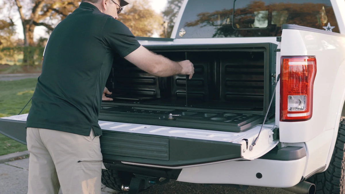 Rear Mounted Truck Bed Cargo Box W68258