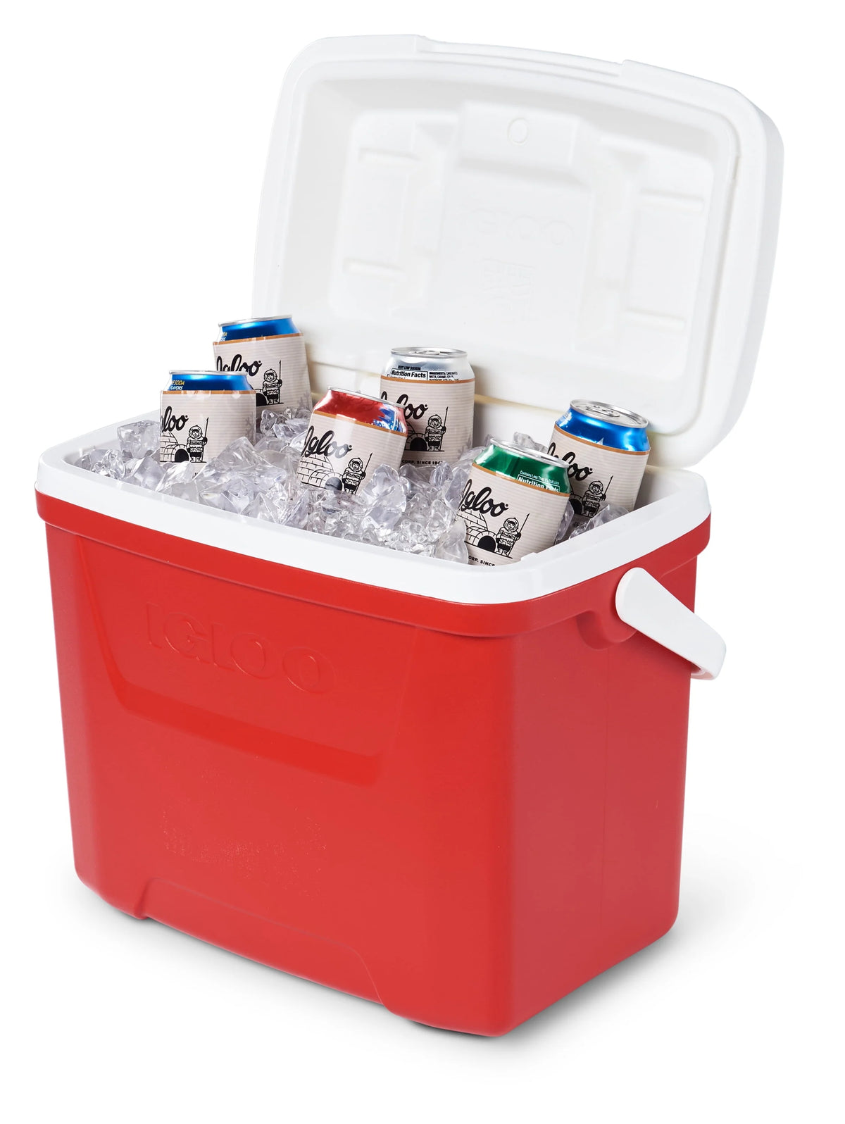 28 QT Red Ice Chest Cooler Q61374