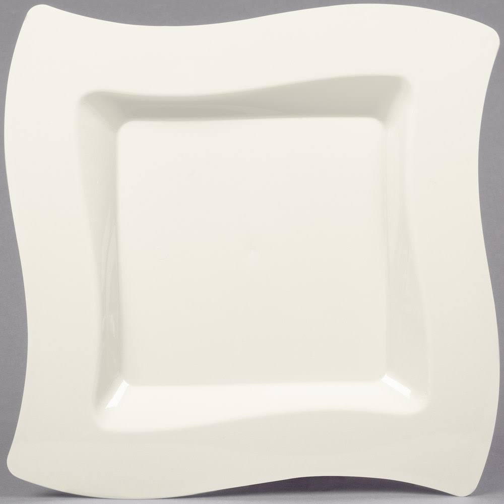 9.5x22 Dinner Plate, Bone, Case/120 J366