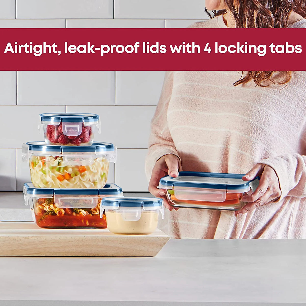 10-Piece Glass Storage Set F846292