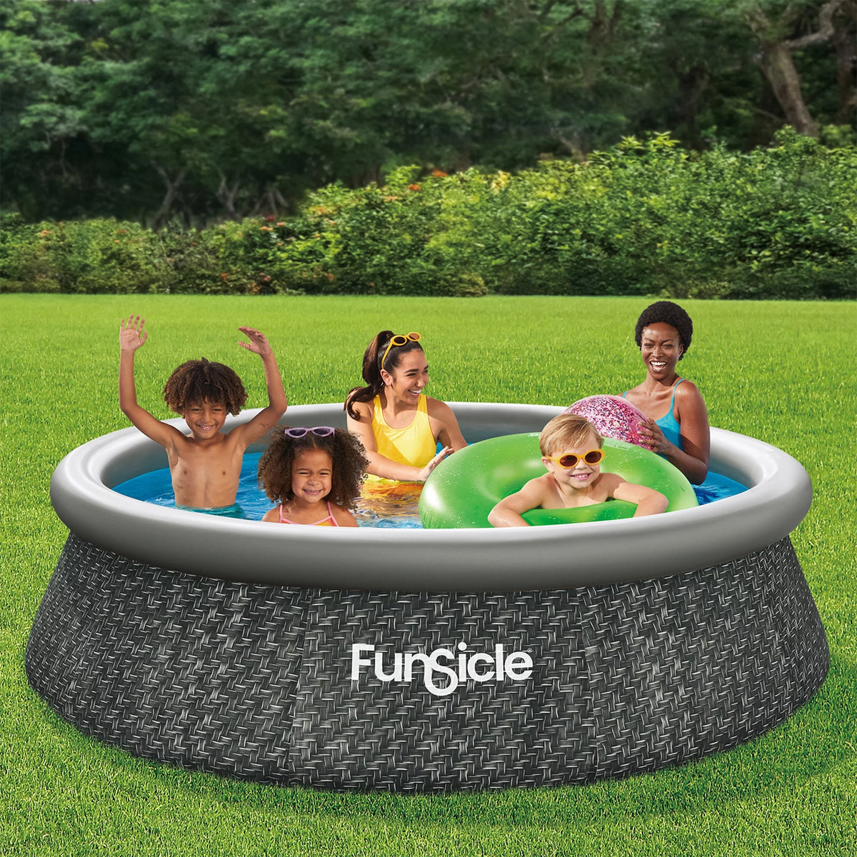 10ft x 30in Round Above Ground Pool with Cartridge Filter Pump M691620