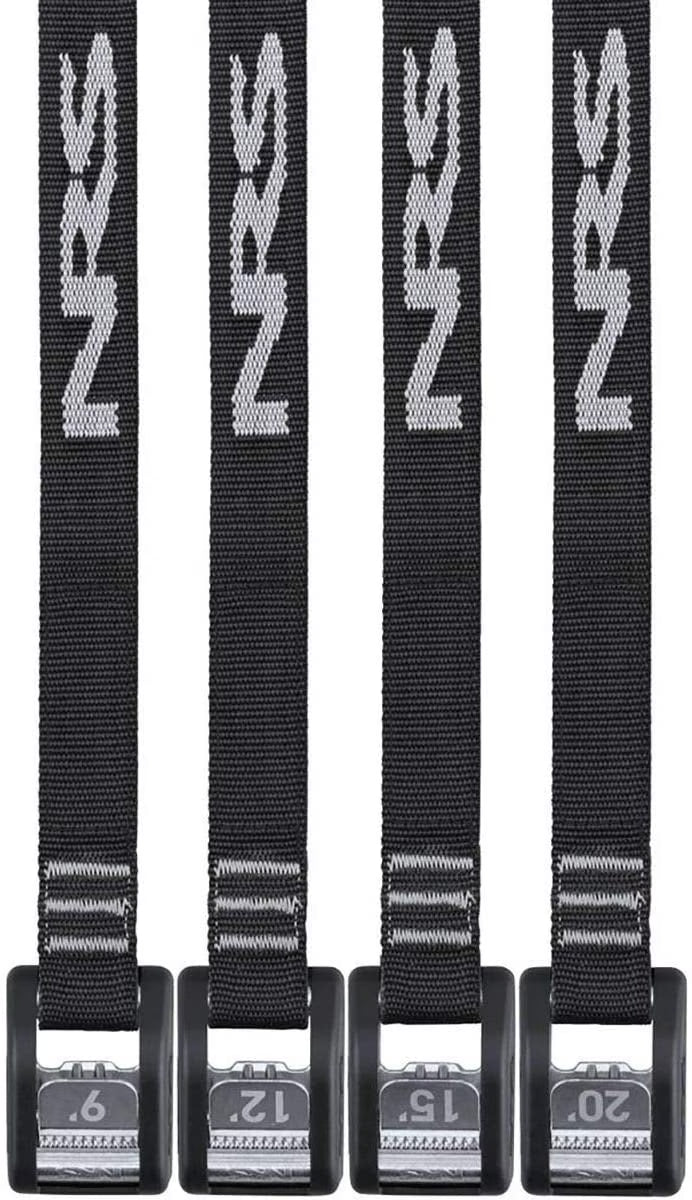 Buckle Bumper Tie Down Strap 2 Pack Stealth Black 12ft S23475