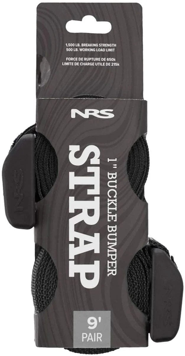 Buckle Bumper Tie Down Strap 2 Pack Stealth Black 12ft S23475