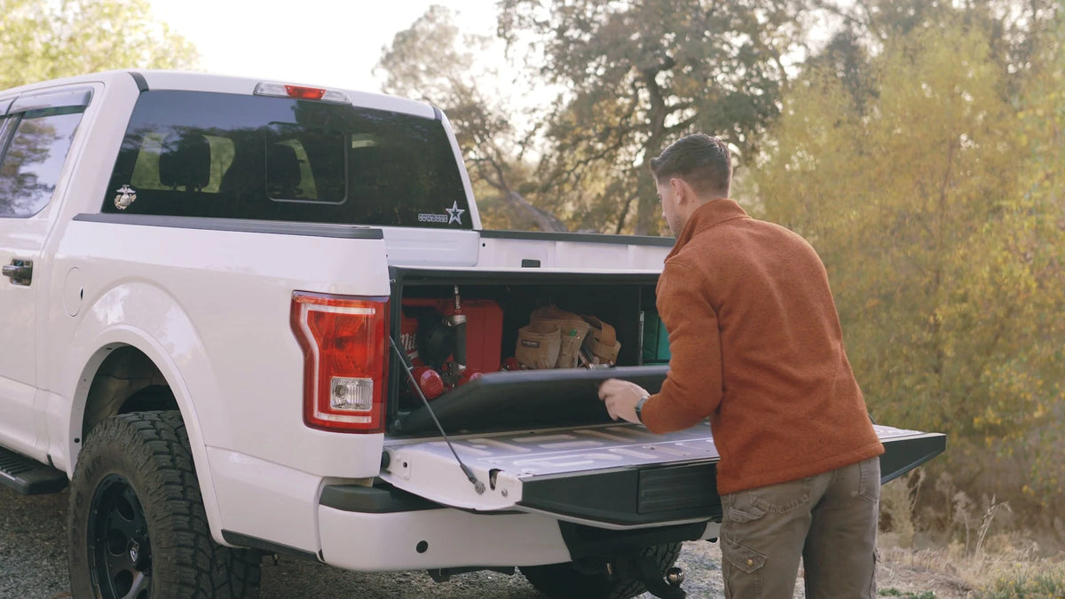 Rear Mounted Truck Bed Cargo Box W68258