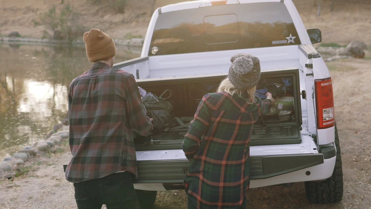 Rear Mounted Truck Bed Cargo Box W68258