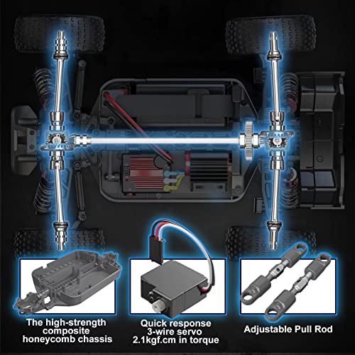 1/16 4WD Brushless RC Buggy with 2S 2000 mAh Battery T3063