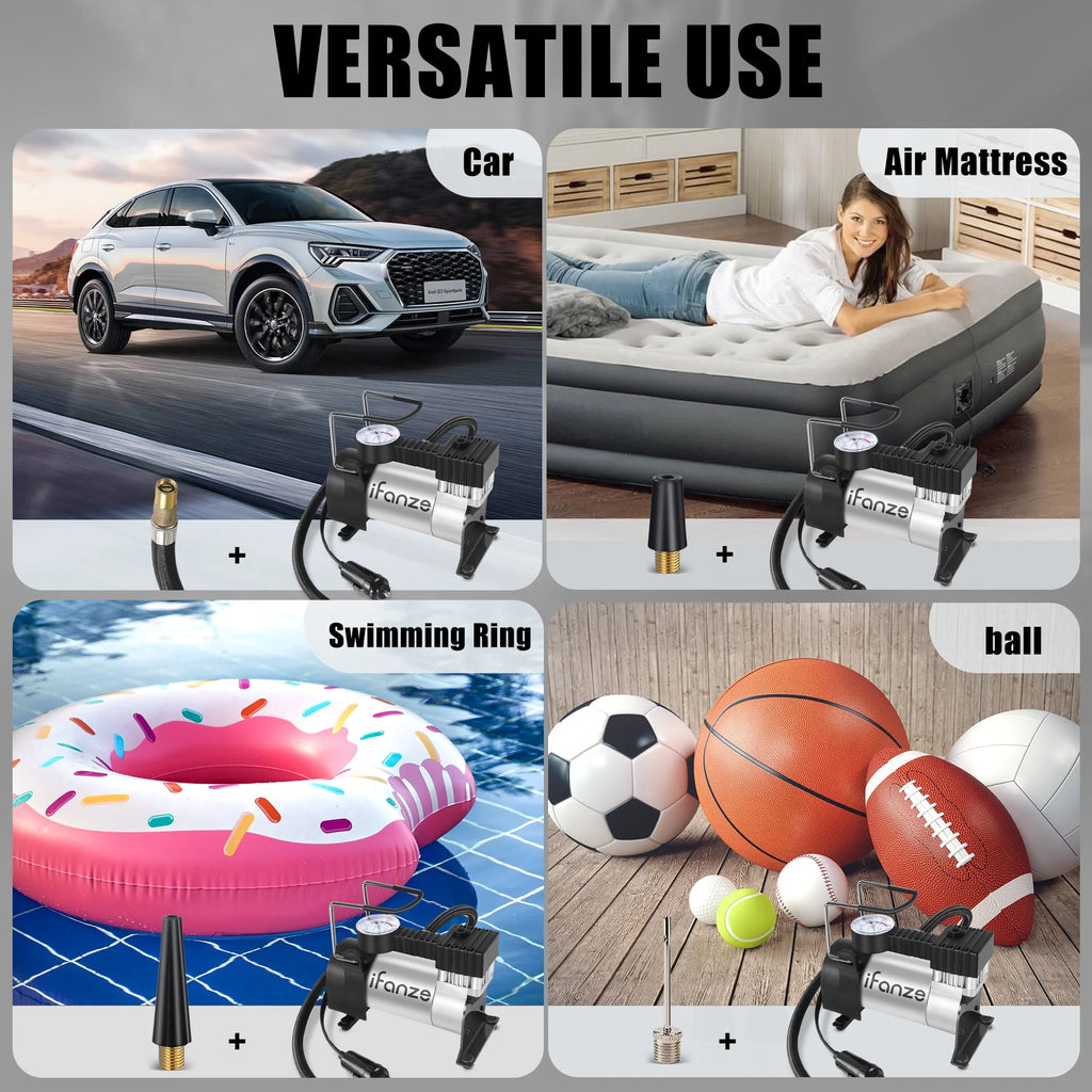 Portable Air Compressor Tire Inflator 12V E4485